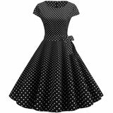 Pin Up Robe Noir Et Blanc Vintage-Dressing