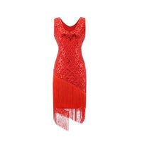 Robe Charleston Femme Rouge