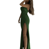 Robe d'été cocktail Verte