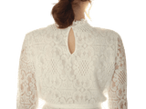 Robe Vintage Blanche Dentelle | Vintage-Dressing 1