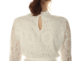 Robe Vintage Blanche Dentelle | Vintage-Dressing 1
