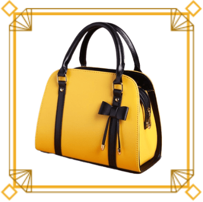 Sac Vintage Cuir Jaune