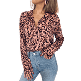 Haut Vintage Motif Léopard Rose Vintage-Dressing