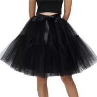 Jupon Tulle Pour Robe Vintage Noir Vintage-Dressing