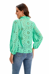 Blouse Rétro Verte