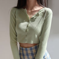 Cardigan Vintage Vert