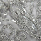 Châle Gatsby Années 20 Argent Vintage-Dressing 3