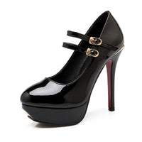 Chaussure Pin-Up Rétro Noir Vintage-Dressing