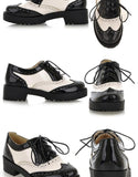 Chaussure Vintage Richelieu Oxford Blanc