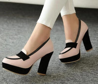 Chaussures Pin-Up Couture Rose Rétro Chic