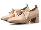 Chaussure Rétro Chic Beige Vintage-Dressing