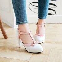 Chaussures Vintage Blanches Rétro