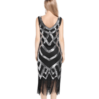 Robe Gatsby Noir et Argent | Vintage-Dressing 2