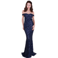 Robe Gatsby Mariage Bleu Vintage-Dressing Rétro