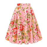 Jupe Vintage Florale Kitsch Année 50