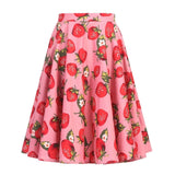 Jupe Année 50 Fraises Vintage