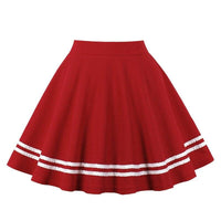 Jupe Vintage Patineuse Rouge Rétro Vintage-Dressing