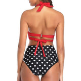 Maillot De Bain Vintage Taille Haute Style Pin-Up 