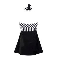 Maillot De Bain Vintage Tankini Noir Rayé Vintage-Dressing