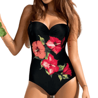 Maillot de Bain Vintage Une Pièce Fleurs | Vintage-Dressing