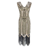 Robe Année 20 Gatsby Argent Années Folles$