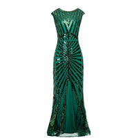 Robe Année 20 Verte Gatsby