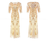 Robe Années 20 Ivoire Vintage Rétro Chic 1