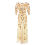 Robe Années 20 Ivoire Vintage Rétro Chic