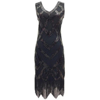 Robe Année 20 Vintage Noire Gatsby