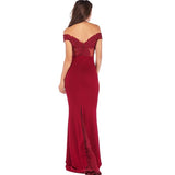 Robe De Soirée Vintage Bordeaux 7