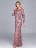 Robe De Soirée Chic Gatsby Mauve Vintage 3