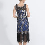 Robe Esprit Gatsby Bleue Années Folles 2