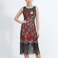 Robe Esprit Gatsby Rouge Années Folles 1