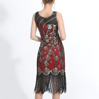 Robe Esprit Gatsby Rouge Années Folles 2