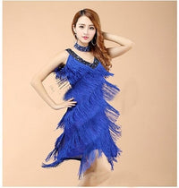 Robe Flapper Années 20 bleue Vintage-Dressing