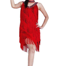 Robe Flapper Années 20 Rouge Vintage-Dressing