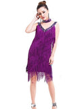 Robe Flapper Années 20 Violet Vintage-Dressing