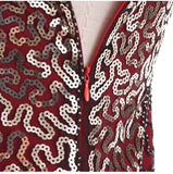 Robe Gatsby Charleston Rouge Rétro Chic 3