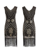 Robe Gatsby Le Magnifique Fleurs Noir 2