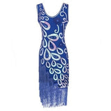 Robe Gatsby Le Magnifique Bleue Années 20