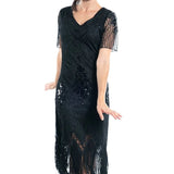 Robe Gatsby Le Magnifique Noir Intense Années 20 1