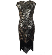 Robe Gatsby Le Magnifique Noir Or Années Folles