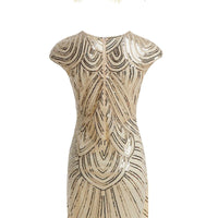 Robe Gatsby Le Magnifique Or Années Folles