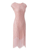 Robe Gatsby Le Magnifique Rose Années Folles