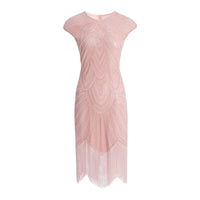 Robe Gatsby Le Magnifique Rose Années 20