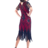 Robe Gatsby Le Magnifique Rouge et Noir Charleston 1