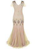Robe Gatsby Longue Haute Couture Ivoire Rétro Chic 2