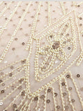 Robe Gatsby Longue Haute Couture Ivoire Rétro Chic 5