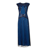 Robe Gatsby Longue Marine Chic 1920