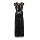 Robe Gatsby Longue Noire Année 20